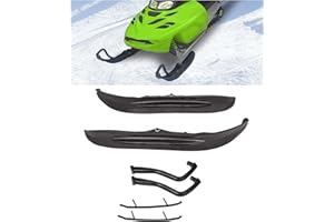 KUAFU Pilot 5.7 Ski Upgrade Mount Kit w/Carbides Compatible with REV RF ZX Chassis Touring Ski Set (Pair)