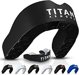 Titan Armour Dual-Layer Gum Shield Custom-Fit Mouth Guard Case Inc UK Brand