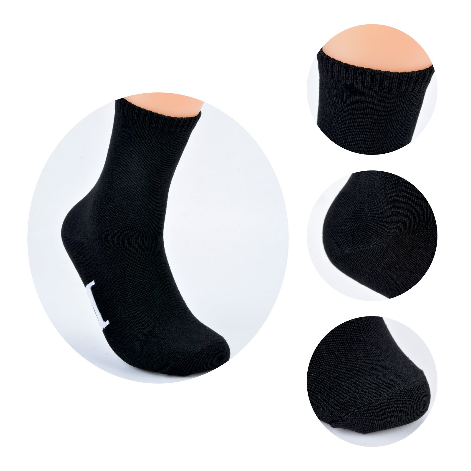 Aniwon 2 Pair Novelty Crew Socks Father\'s Day Birthday Funny Cotton Socks for Men with Gift Box