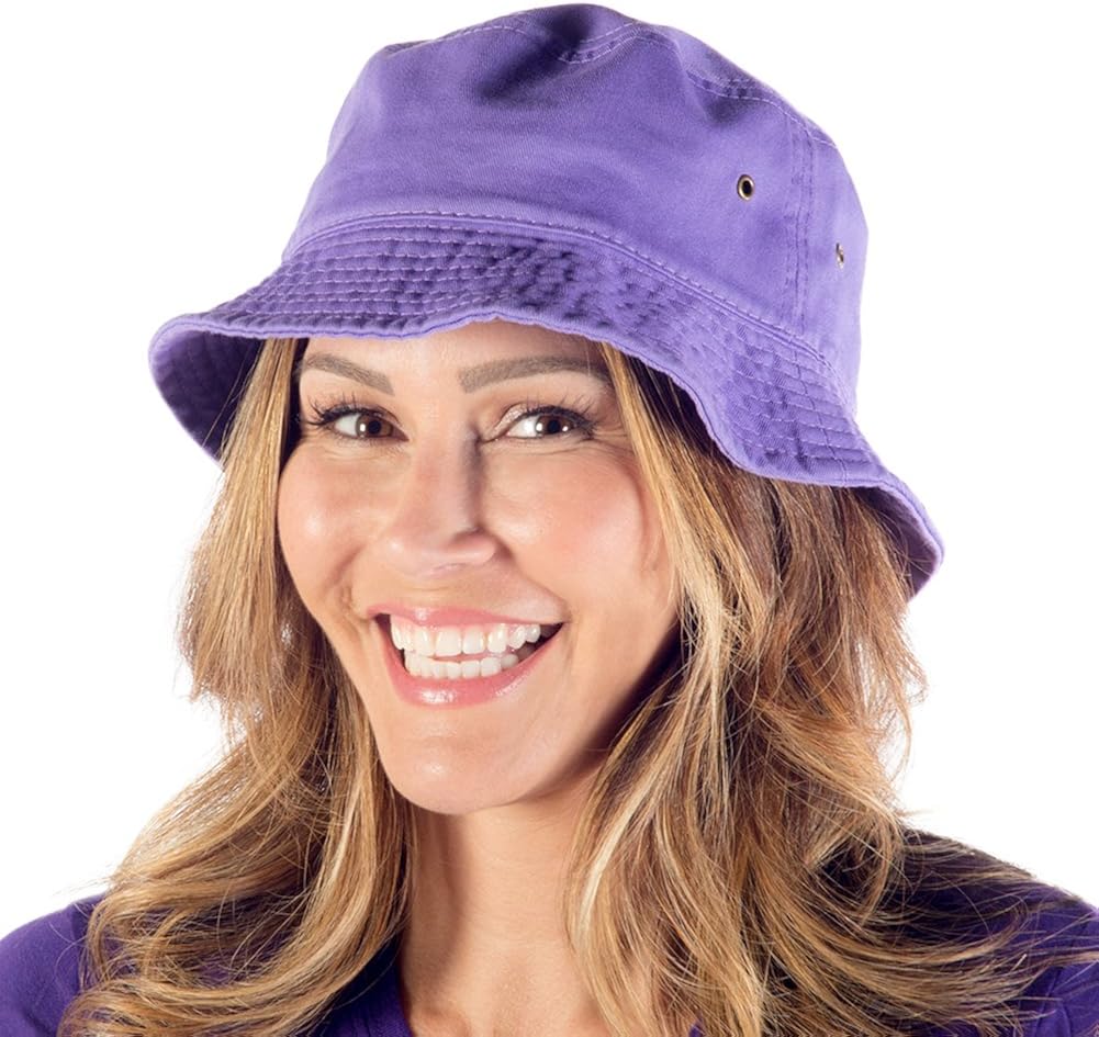 lavender bucket hat