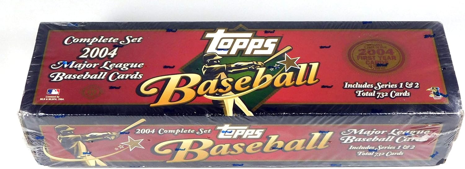 2004 Topps Baseball Factory Set Complete Series I & II 732 Cards at