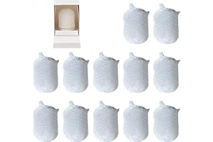 12 Pcs/Pk Gas Light Mantle, White Mantles Preformed Gaslight Mantel Gaslight Preformed Mantle Propane Light Mantle for Indoor