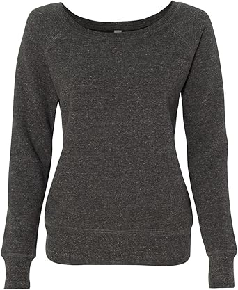 wide neck sweatshirt womens