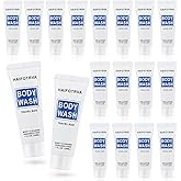 HAIFOTRVA Travel Size Body Wash Bulk Pack of 30,Individually Wrapped Small Size Hotel Body Wash Supplies 30ml/1 fl oz Portable Shower Gel Toiletries Amenities Bulk for Guests,Travel,Homeless,Charity