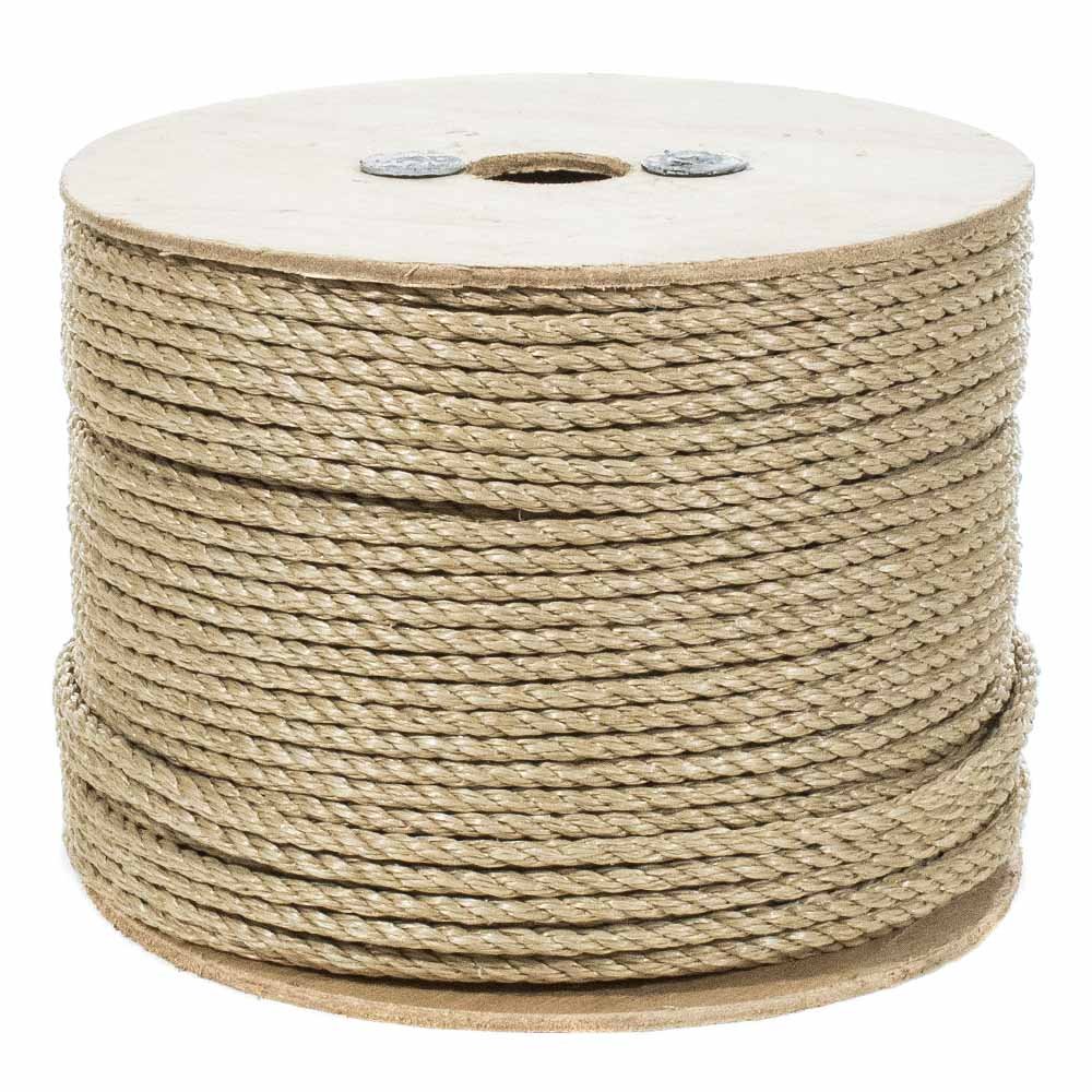 3 Strand Twisted ProManila Polypropylene Rope (1/4 Inch x 100 Feet)