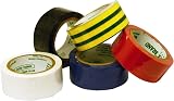 Duck Tape Insulating Electrical Tape Multipack 19mm x 4m Black White Red Blue view 3