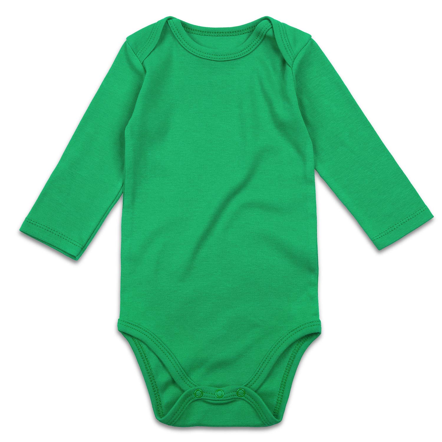 ROMPERINBOX Unisex Baby Onsies Solid Baby Bodysuit Romper Blank for 0-24 Months Boys Girls