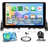 Rimoody Android Car Stereo Radio for Mercedes Benz C-Class C300 C350 W204 | C230 C250 2006-2011, Wireless CarPlay Android Auto GPS WiFi 9 Inch INCELL Screen Bluetooth FM/RDS EQ AHD Backup Camera