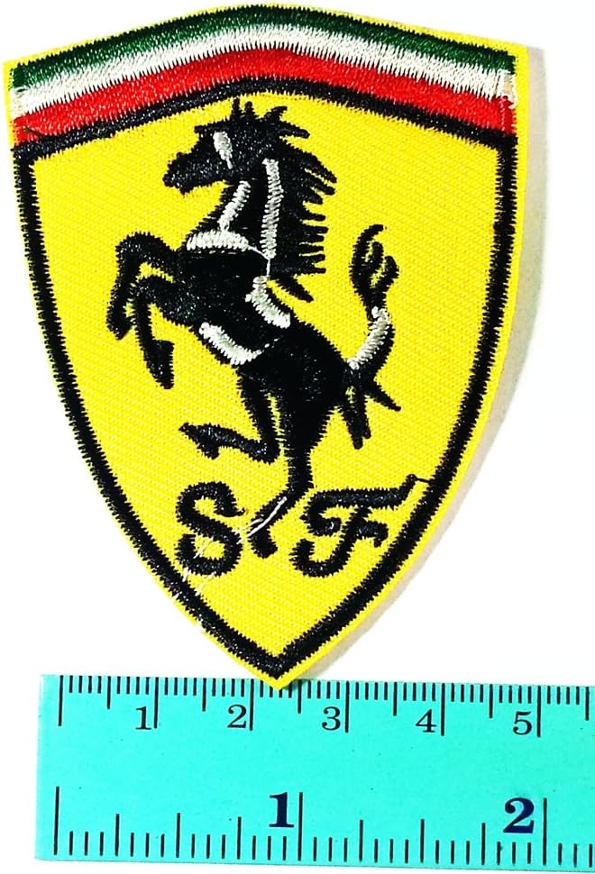 Ferrari Racing Sport Automobile Car Motorsport Racing Logo Patch Sew Iron on Jacket Cap Vest Badge Sign