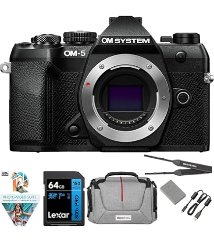 Amazon.com : OM SYSTEM Olympus OM-D E-M5 Mark III Black Body with