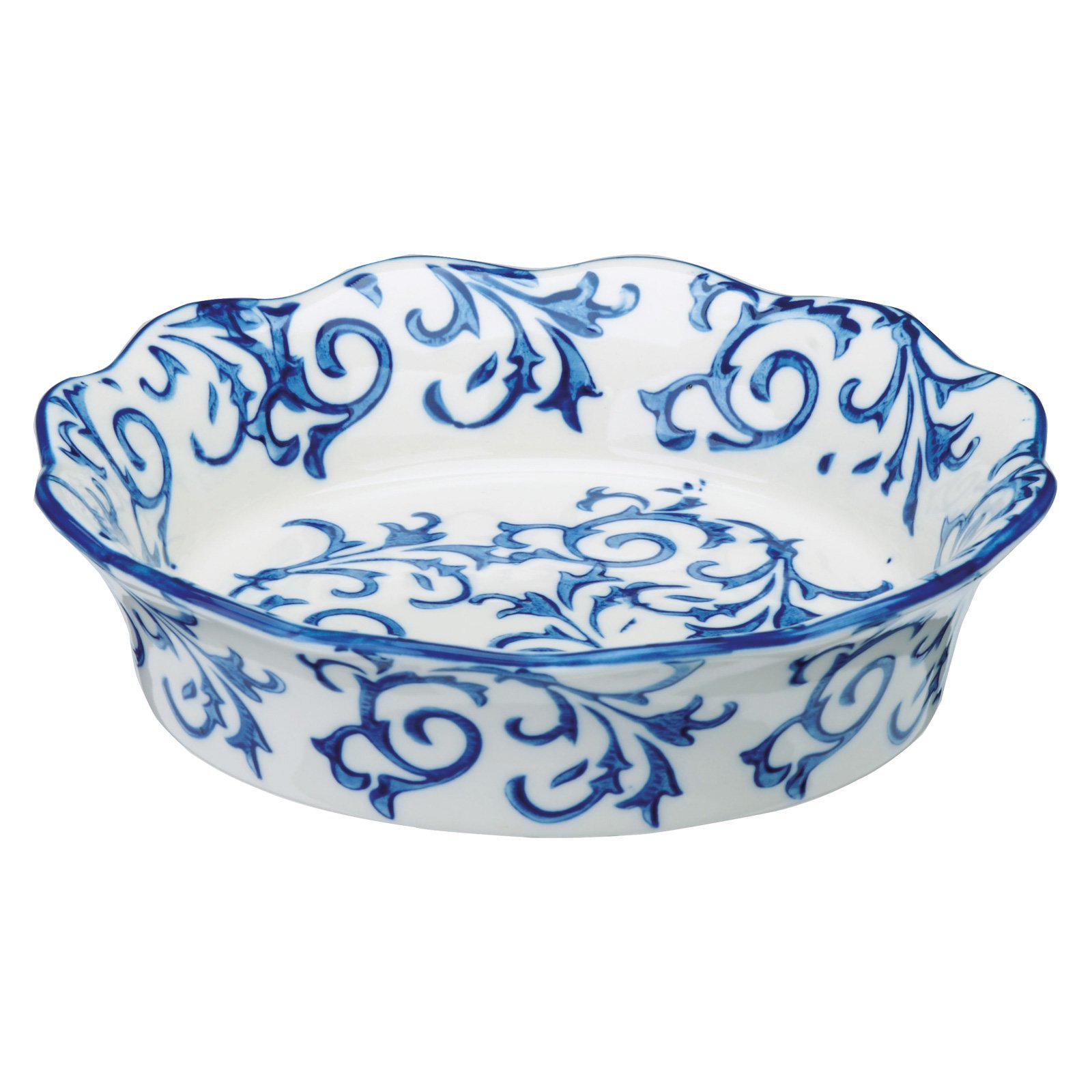 Heritage Set of 4 Individual Pie Dishes Blue, Ceramic, 150x150x35 cm