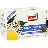 Badia Linden Tea, 25 Bags &ndash; Herbal Tea Blend | Tea For Brewing Hot Or Iced With A Smooth, Enjoyable Flavor
