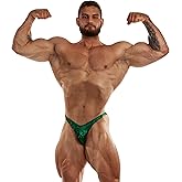 Bodybuilding Trunks. Rio Cut with Gather Back. Men's Bodybuilding Suits for IFBB Pro and NPC competitions.