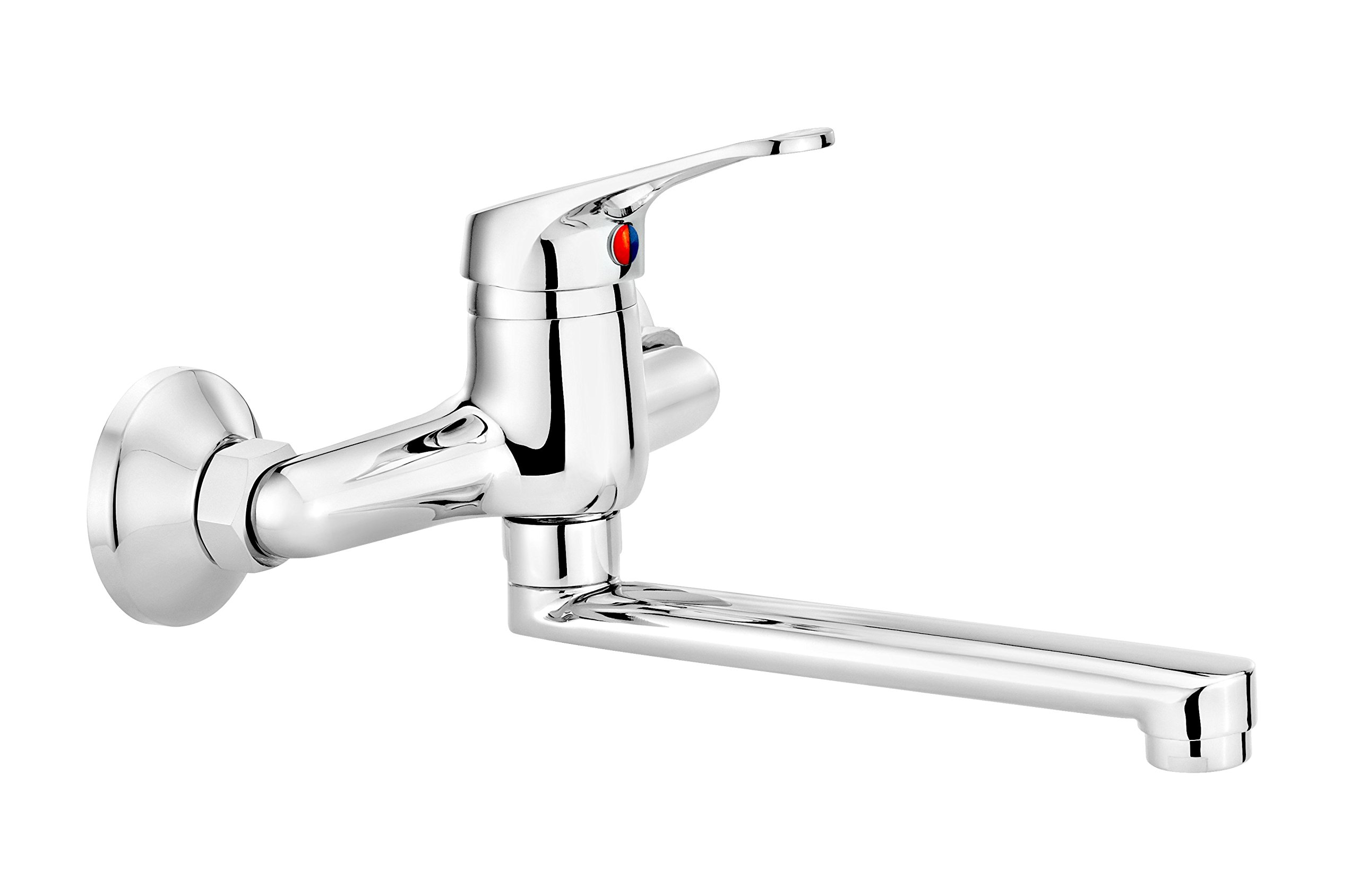 Bathroom Sink tap which is Mount on The Wall from Deante Lobo - Chrome - BYU_050M