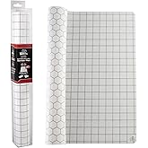 Double-Sided Role Playing RPG Game Mat- Reversible Silicone Battle Matte Grid w Hexes and Squares- XL 20"x20"-Foldable, Rolla