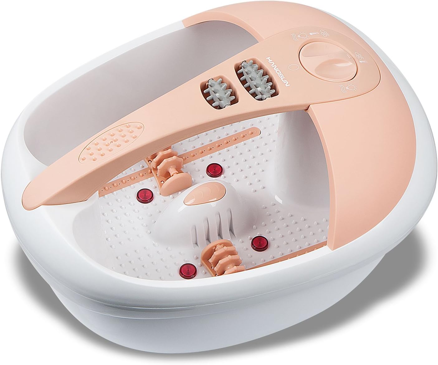 Hangsun Large Foot Spa Bath Massager with Heat Bubbles Massage FM660 Heater Temperature Control, Massage Rollers - Image 3