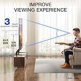 RFIVER Universal TV Stand Legs 20-65 inch TV Table Top Feet 40KG 800x500 view 2