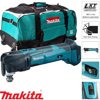 Makita Dtm50z 18v Lxt Li Ion Cordless Oscillating Multitool With Lxt600 Bag Diy Tools Power Garden Hand Tools
