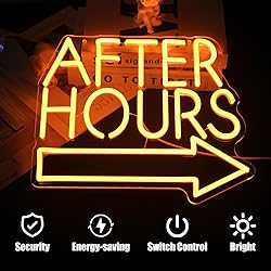 After Hours Neon Sign Bar LED Neon Lights Signs