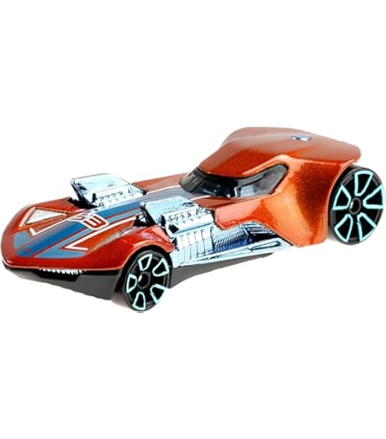 Amazon.com: Hot Wheels Orange & Blue 53rd Anniversary Twin Mill
