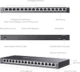 TP-Link TL-SG2016P 16 Port Gigabit Smart Switch 8 PoE+ 120W Omada SDN view 7