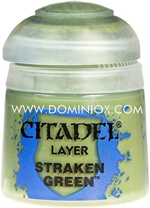 Games Workshop - Citadel Colour Layer: Straken Green (12ml) Paint, 12 ml (Pack of 1)