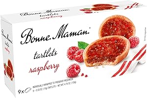 Bonne Maman Rasberry Tartlettes, 4.76 Ounce (Pack of 1)