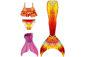 DNFUN Girl Swimsuit for Swimming,Summer Beach Bathing Suit for Kids