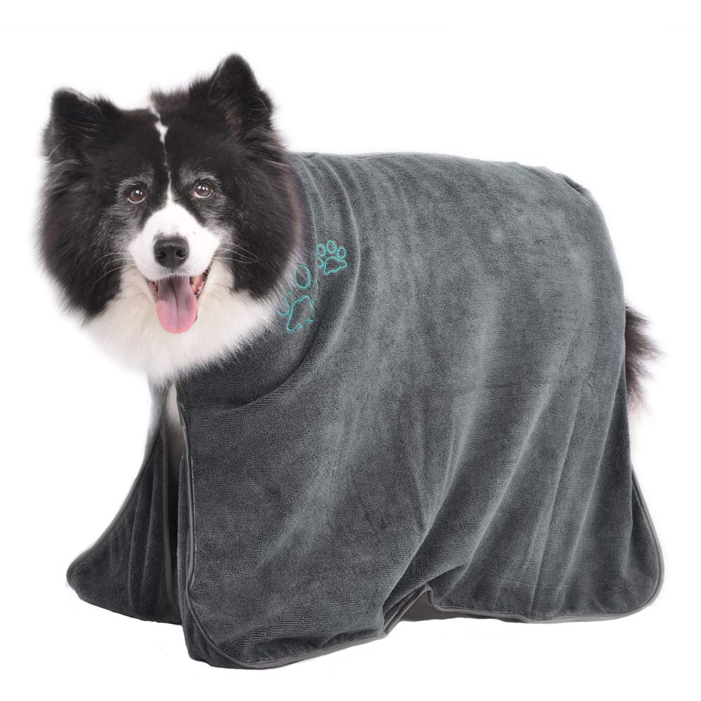 Dog Bathrobe Quick Drying Microfiber Bathrobe for Dog Cat Pet Puppy Bath Towel Absorption Dog Bathrobe Quick Drying Microfiber Bathrobe for Dog Cat Pet Puppy Bath Towel Absorption