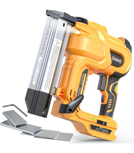 Cordless Staple Gun For Dewalt 20V Battery – 2-in-1 T50 Stapler & 18Ga Nailer, Tool Only