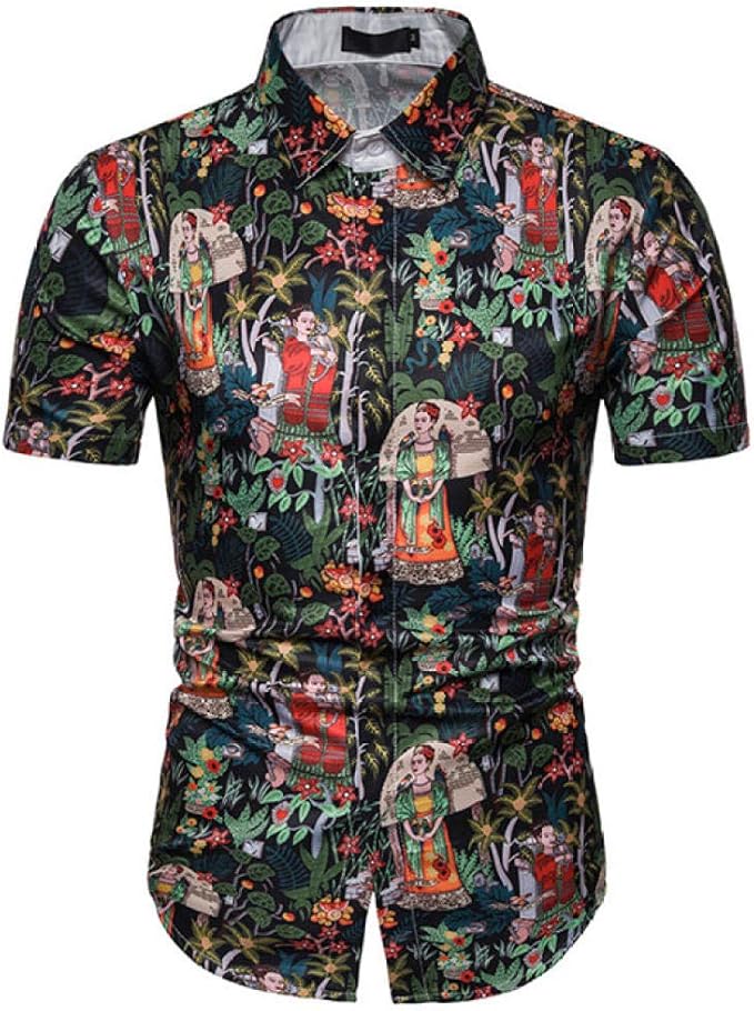 T-Shirt de Manga Corta T-Shirt Hombres Harajuku Casual T-Shirt Hombres