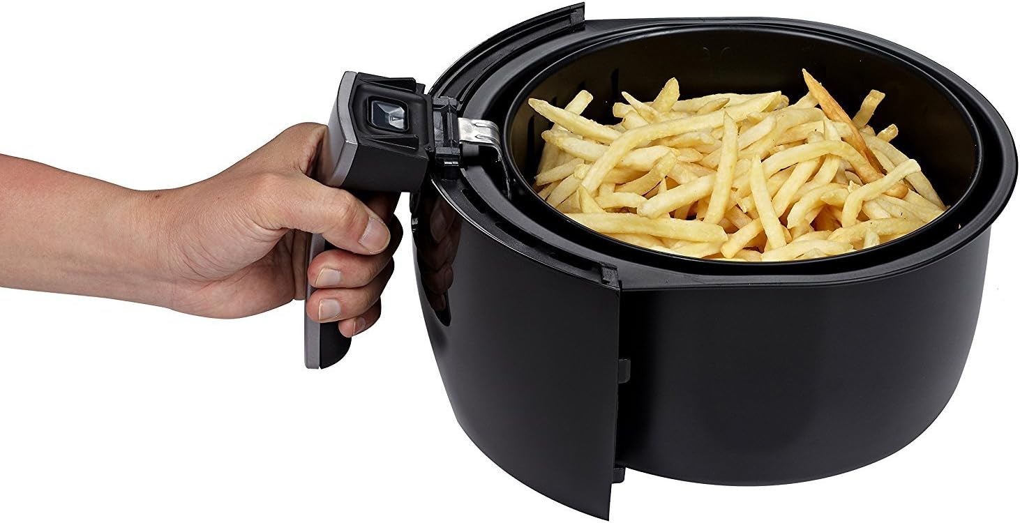 GoWISE USA 3.7-Quart Programmable Air Fryer with 8 Cook Presets, GW22638 - Black: Kitchen & Dining
