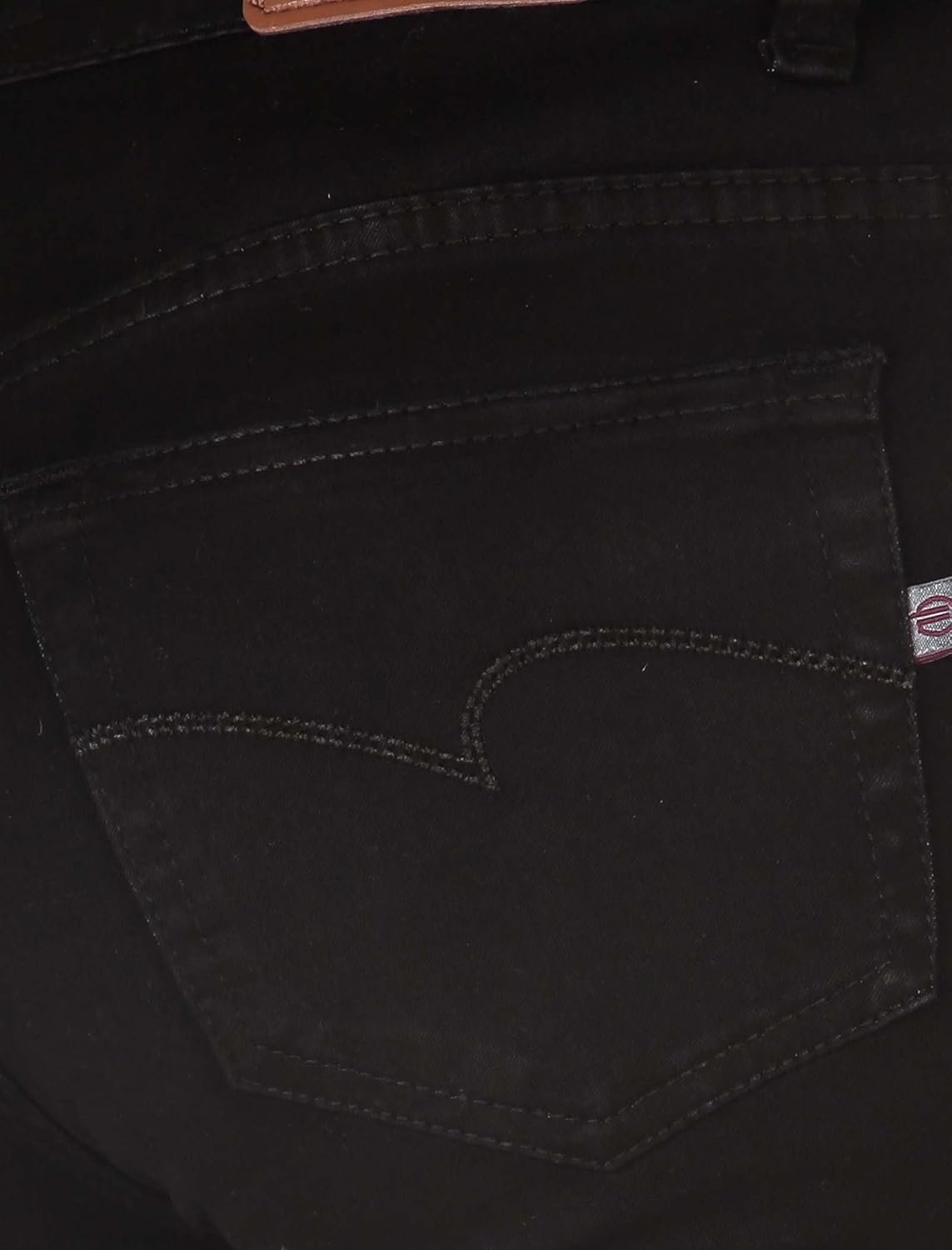 flirt nx women's denim stretchable black slim fit jeans