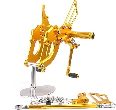 Amazon Bruce と Shark ブルース サメ バイク オートバイ用 Cnc 調整可能 バックステップキット Honda Cbr 250 Rr Cbr250rr 17年 用 ゴールド バックステップ 車 バイク