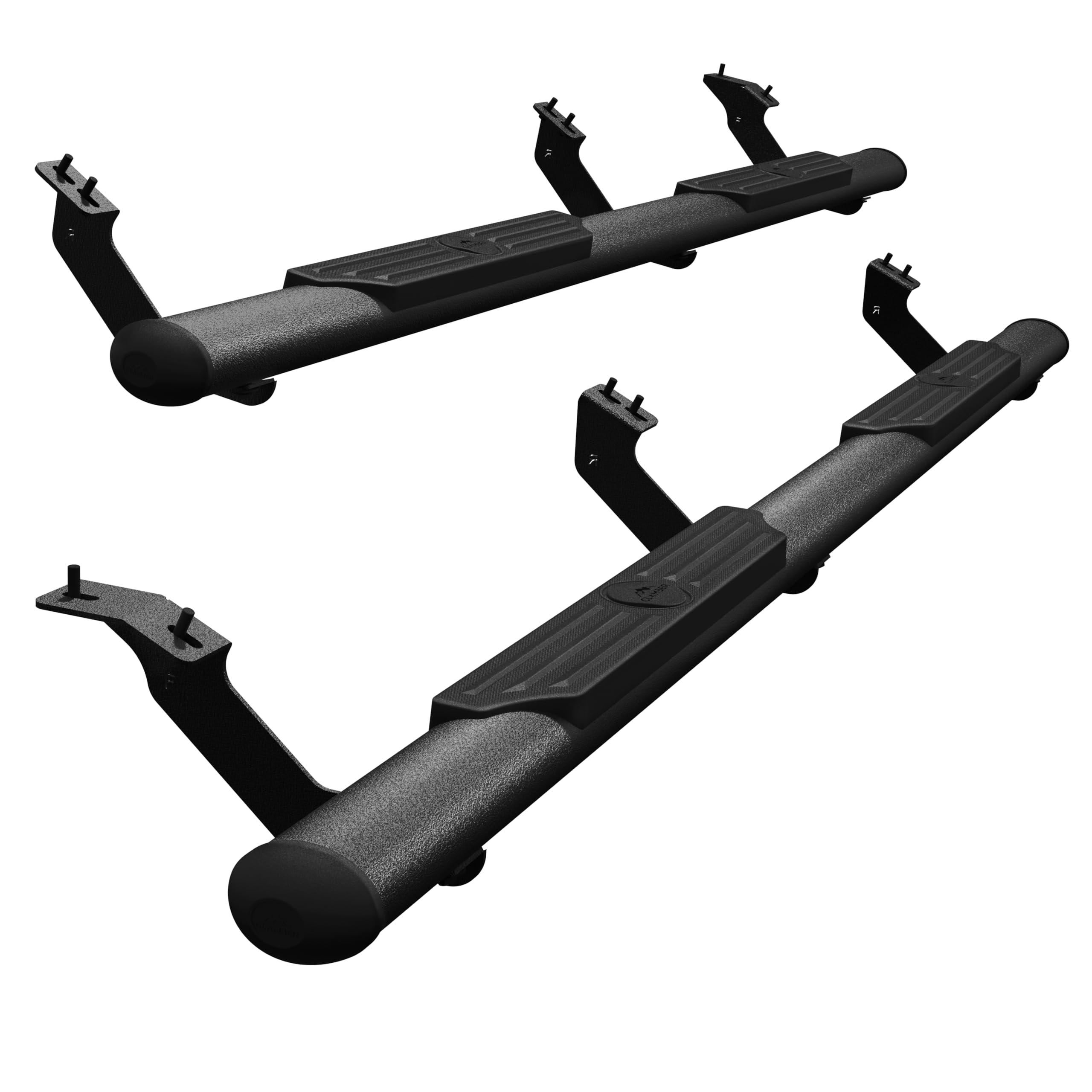 Photo 1 of ***STOCK PHOTO FOR REFERENCE ONLY***CLAMBER Running Boards for 2015-2025 Ford F150 SuperCrew Cab and 2017-2025 Ford F250 F350 Super Duty Crew Cab - 3.5 Inches Side Step Rails Rock Sliders Nerf Bars