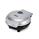 Dash Mini Maker: The Mini Waffle Maker Machine for Individual Waffles, Paninis, Hash browns, & other on the go Breakfast, Lunch, or Snacks - Silver