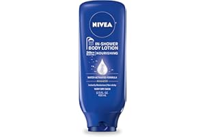 NIVEA Nourishing In Shower Lotion, Body Lotion for Dry Skin, 13.5 Fl Oz Bottle