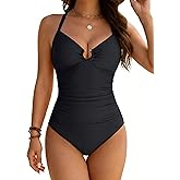 BMJL Womens One Piece Swimsuit Tummy Control Bathing Suit Supportive Slimming Swim Suits 2025
