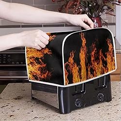 Coldinair Fire Flame Toaster Cover 2 Slice Small