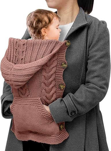 Nconco Cape En Tricot Pour Bebe Nouveau Ne Manteau A Capuche Chaud Coupe Vent Exterieur Pour Bebe De 0 A 1 An Amazon Fr Vetements Et Accessoires
