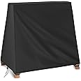 Swing Cover, 420D Oxford Waterproof Outdoor Furniture Porch Cover A Frame Patio Swing Dust Covers (72"L x 55"W x 67"H)