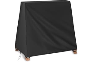 CATOTEL Swing Cover, 420D Oxford Waterproof Outdoor Furniture Porch Cover Glider Hammock Cover A Frame Patio Swing Dust Cover (85" L x 55" W x 67" H)