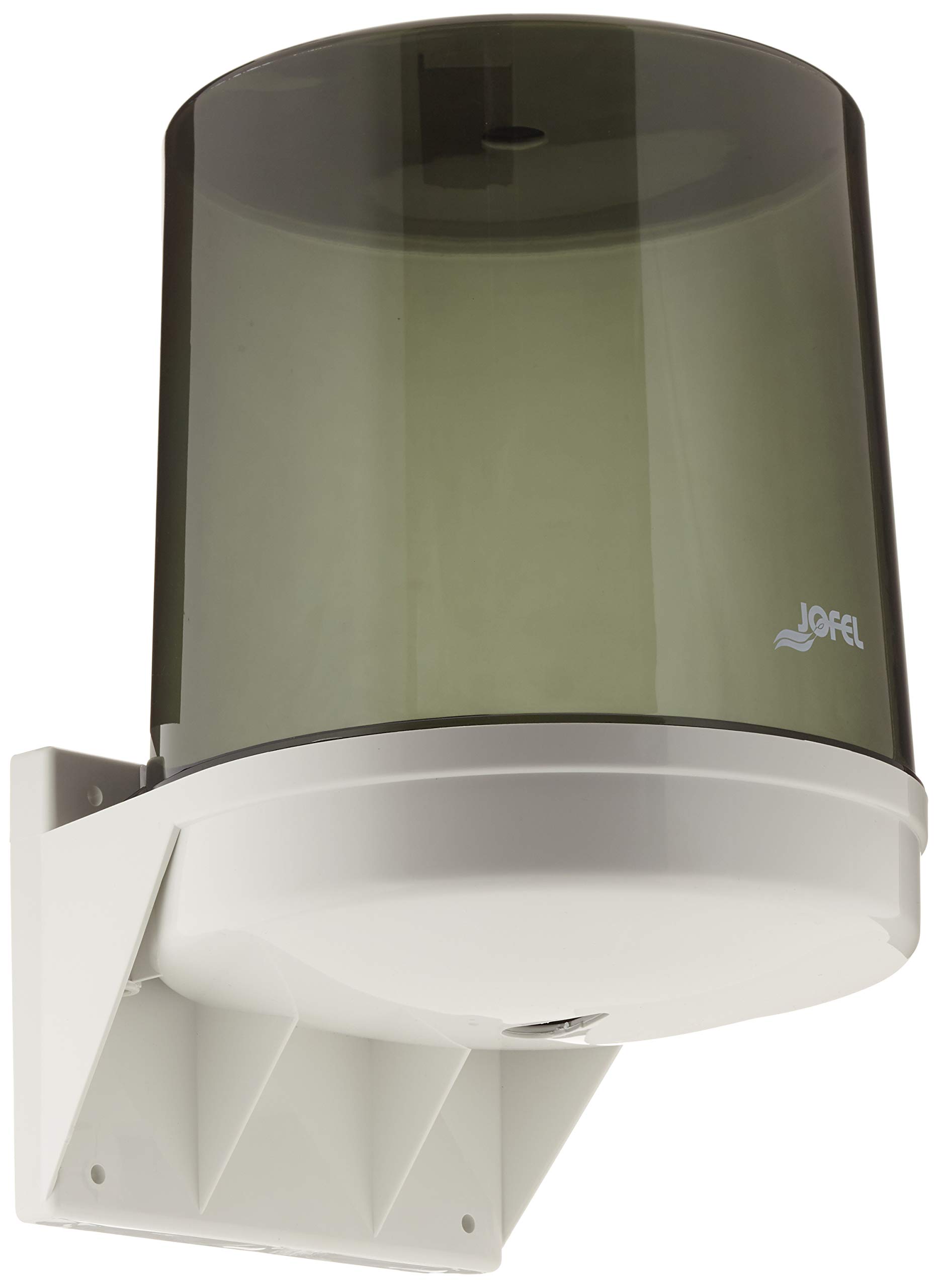 Jofel Paper Towel Holder, Classic, Round, Smoky Color, Acrylonitrile Butadiene Styrene, Countertop