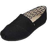 Toms Womens Classic Alpargata - Wide Black/Black 1 9.5 D - Wide