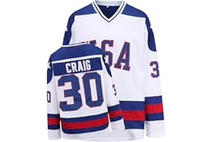 OLDTIMETOWN Youth Hockey Jersey of USA 1980 Olympic Team Ice Hockey Jerseys Stitched Letters and Numbers S-L
