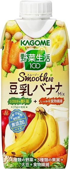 Amazon カゴメ 野菜生活100 Smoothie豆乳バナナmix 330ml 12本 野菜生活 野菜ジュース フルーツジュース 通販 Amazon カゴメ 野菜生活100 Smoothie豆乳バナナmix 330ml 12本 野菜生活 野菜ジュース フルーツジュース 通販