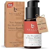 Non Aerosol Dry Shampoo Powder - USA Made with Natural, Organic Ingredients | Volumizing &amp; Oil-Absorbing, Non Toxic with Biotin