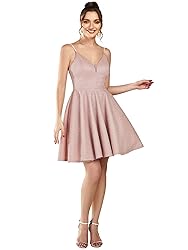 Ever-Pretty Women's Summer Dresses Glitter V Neck