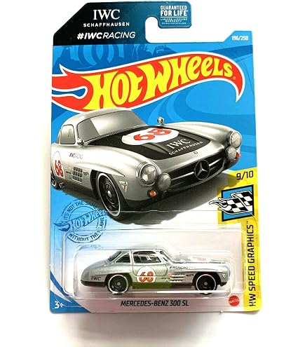 Amazon.com: Hot Wheels Mercedes Benz 300 SL, Retro Racers 3/10