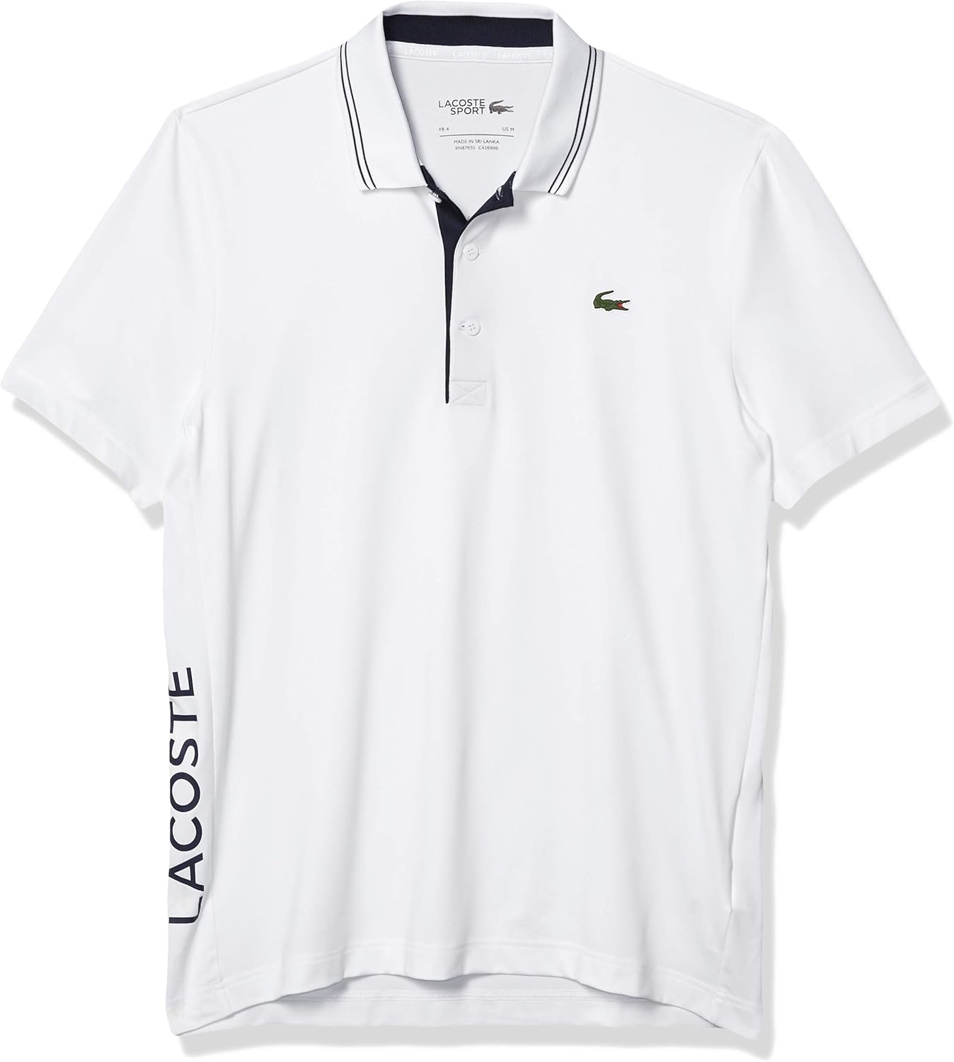 Lacoste Men's Sport Super Dry Short Sleeve Jersey Polo Shirt: Clothing